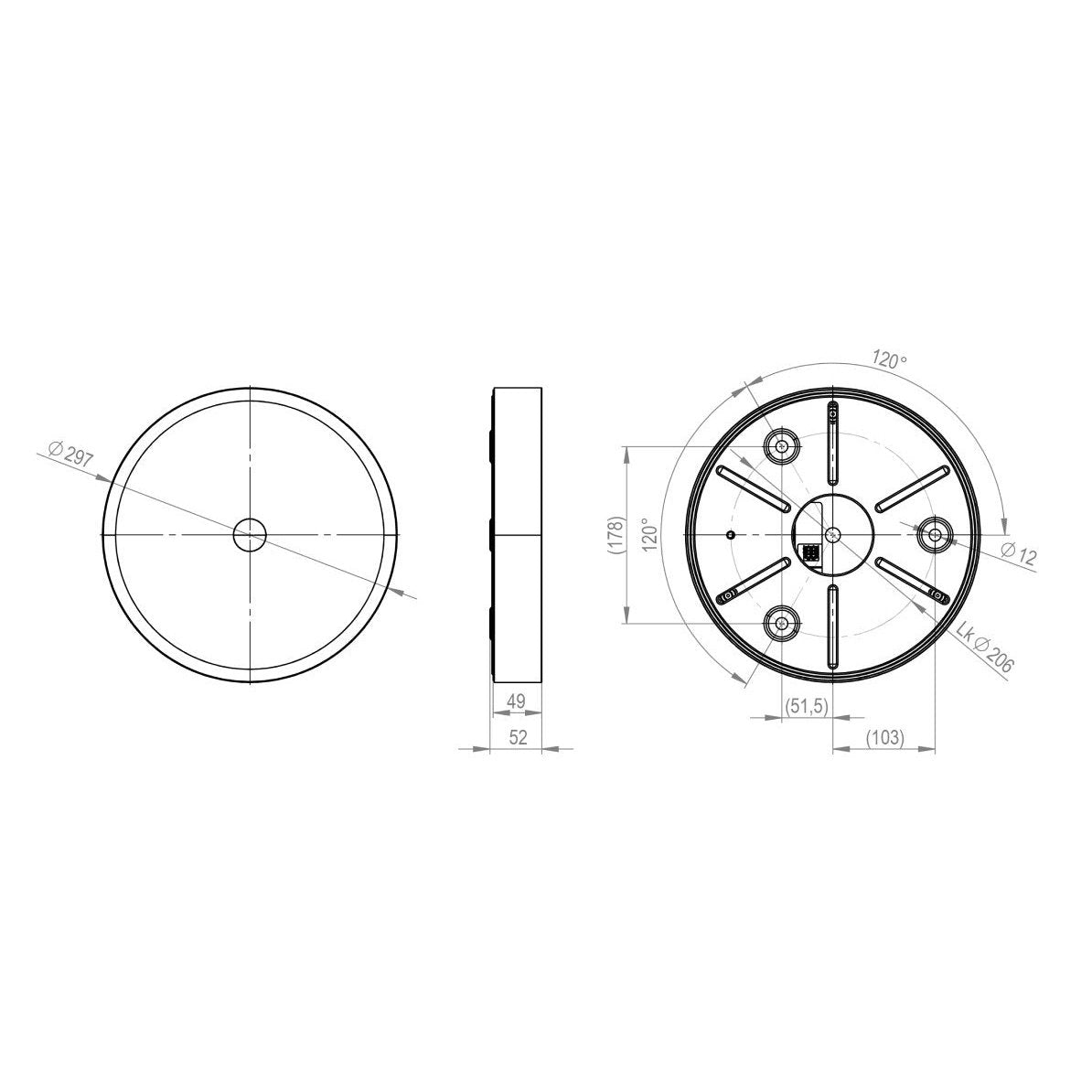 LED Ceiling Light RGBW Air - automate