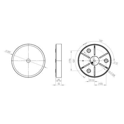 LED Ceiling Light RGBW Air - automate