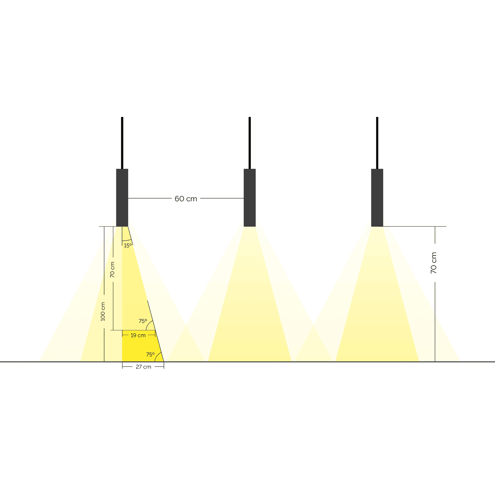 LED Pendulum Slim Tree - automate